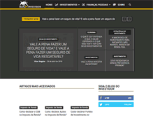 Tablet Screenshot of blogdoinvestidor.com.br